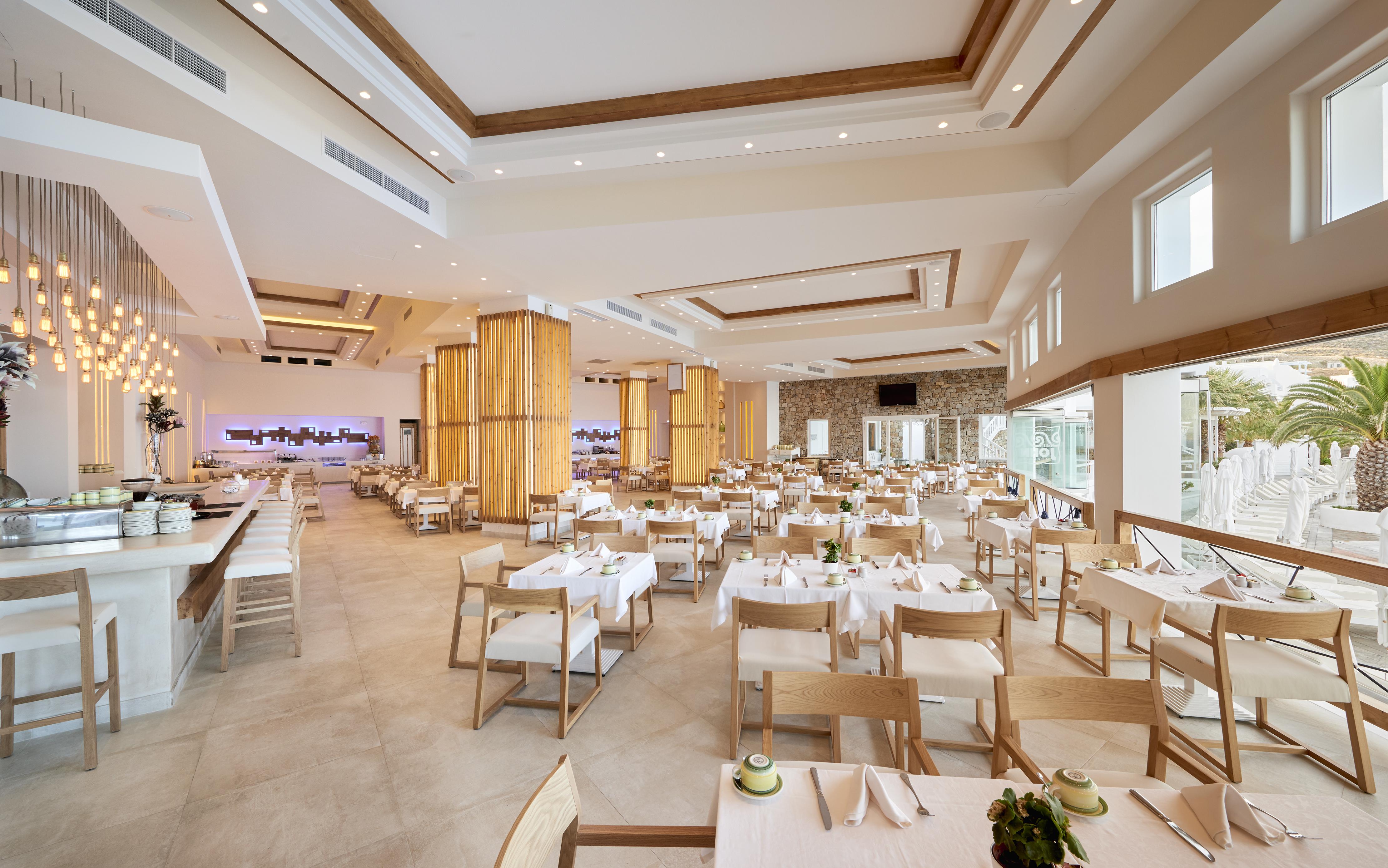 Saint John Hotel Villas & Spa Agios Ioannis Diakoftis Екстер'єр фото The restaurant at the resort