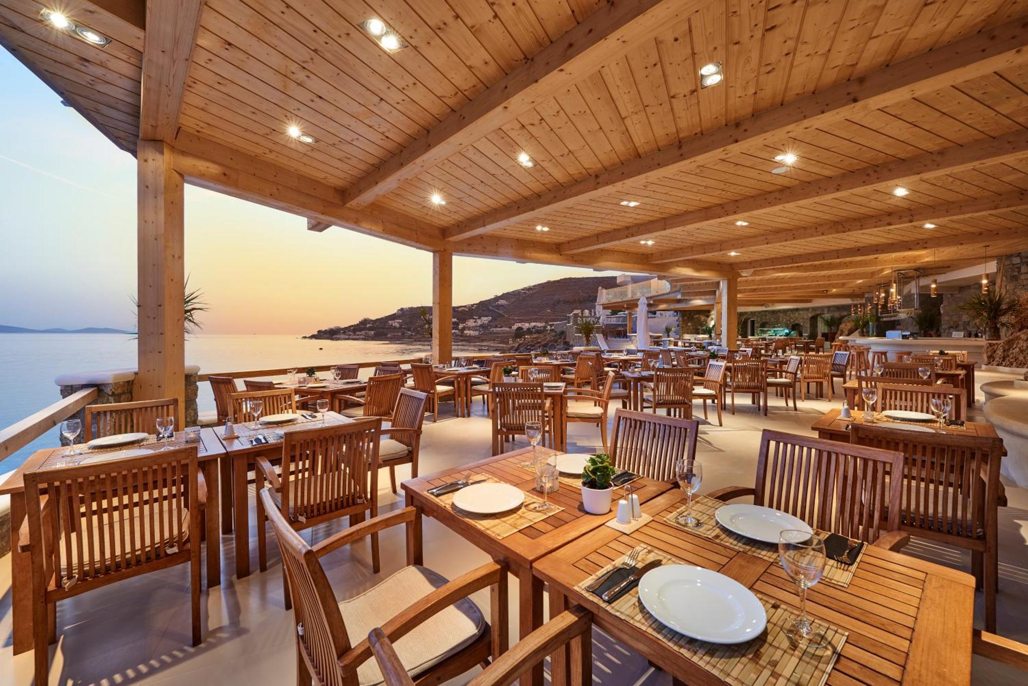 Saint John Hotel Villas & Spa Agios Ioannis Diakoftis Екстер'єр фото Restaurant in Mykonos